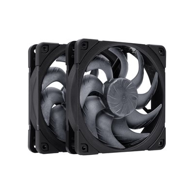 Noctua NF-A12x25 G2 PWM Sx2-PP chromax.black, 120mm PWM-laitetuuletinsarja