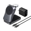 Anker 3-in-1 Prime Wireless Charging Station Foldable, langaton latausteline, musta