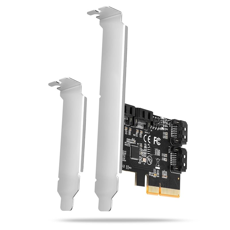 AXAGON (Outlet) PCIe 3.0 x2 -lisäkortti 4x SATA III 6G-liitännällä