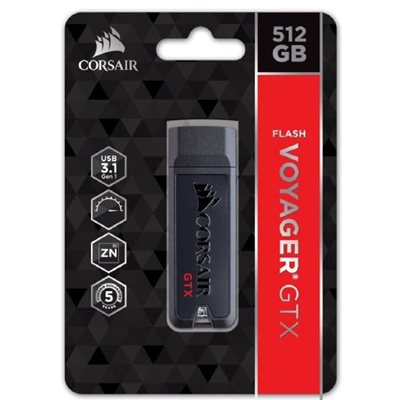 Corsair 512GB Flash Voyager GTX -muistitikku, USB 3.1