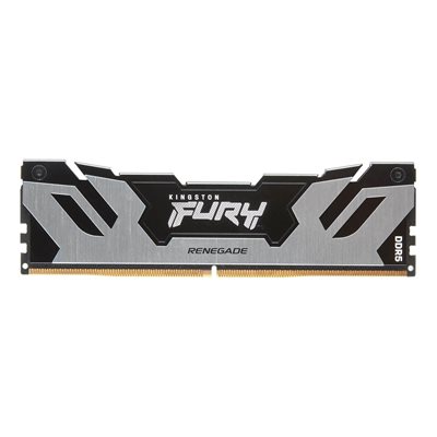 Kingston 16GB (1 x 16GB) FURY Renegade Silver, DDR5 6400MHz, CL32, 1.40V, musta/hopea