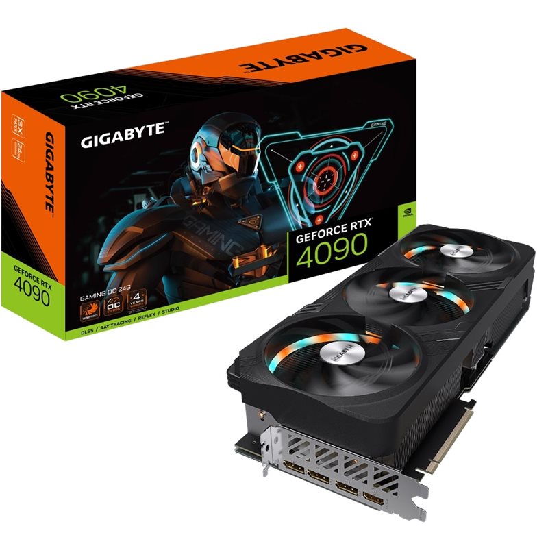 Gigabyte (Outlet) GeForce RTX 4090 GAMING OC -näytönohjain, 24GB GDDR6X