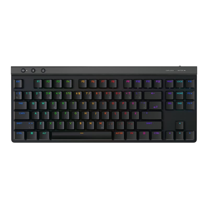 Logitech G515 Lightspeed TKL -langaton pelinäppäimistö, Tactile, musta