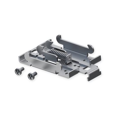Teltonika DIN Rail Kit, hopea