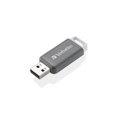 Verbatim 128GB DataBar, 2.0 USB-A -muistitikku, harmaa