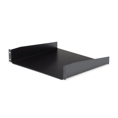 StarTech.com 2U 19" räkkihylly, maks. 20kg, musta
