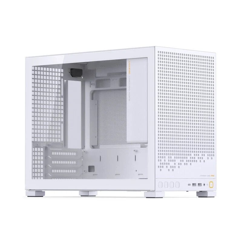 Jonsbo D32 Pro White, ikkunallinen mATX-kotelo, valkoinen