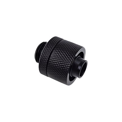 Alphacool 16/10mm Eiszapfen ruuviliitin, suora, G1/4, musta