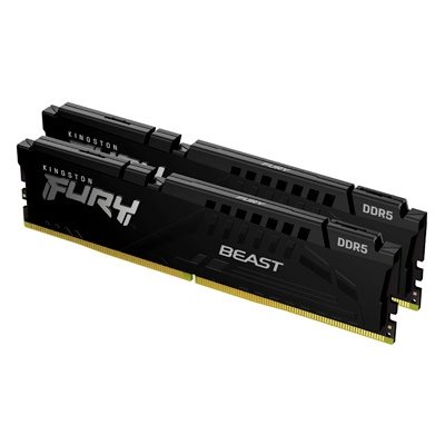 Kingston 64GB (2 x 32GB) FURY Beast, DDR5 5600MHz, CL40, 1.25V, musta