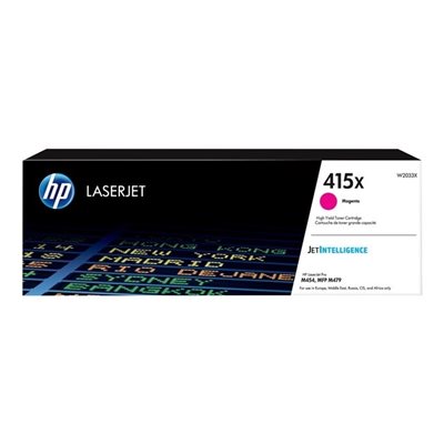 HP 415X, tuottoisa laserväriainekasetti, magenta, jopa 6000 sivua