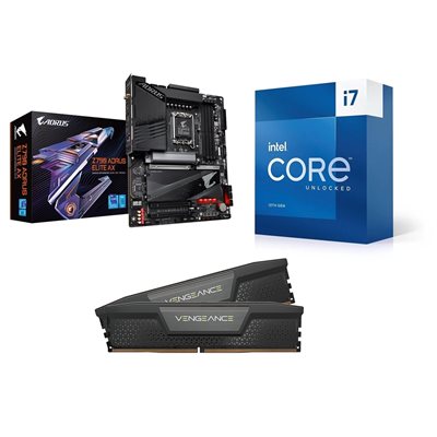 Gigabyte Z790 AORUS ELITE AX + Core i7-13700K + 32GB DDR5 5600MHz (Bundletarjous!)
