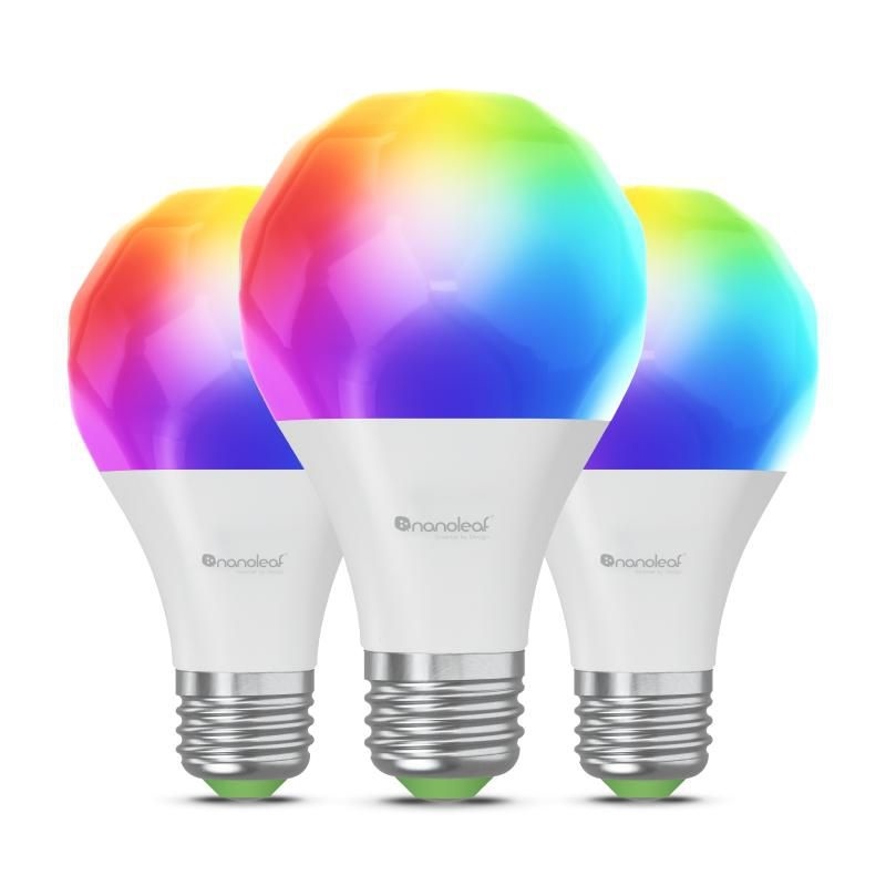 Nanoleaf Matter E27 Smart Bulbs (3 Pack) -älylamppusarja, 3 kpl