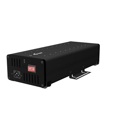 i-tec 300W Charging Hub, 20x USB-C 15W, musta