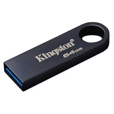 Kingston 64GB DataTraveler SE9 Gen3, 3.2 Gen1 USB-A -muistitikku, 220/100 MB/s, nikkeli