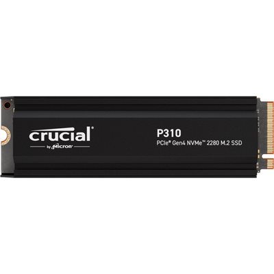 Crucial 4TB P310 PCIe Gen4 NVMe with heatsink SSD-levy, M.2 2280, 7100/6000 MB/s