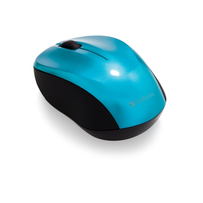 Verbatim GO Nano, langaton hiiri, 2.4GHz, USB-A, sininen