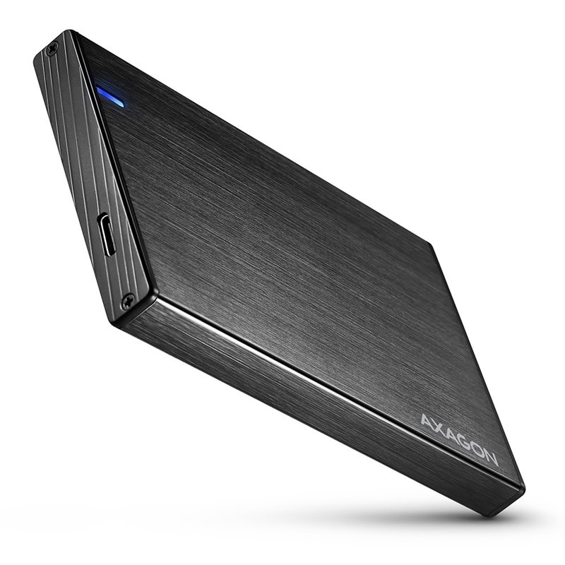 AXAGON Ulkoinen kotelo 2.5" SATA III 6G HDD/SSD-levylle, 3.2 Gen1 USB-C, harmaa
