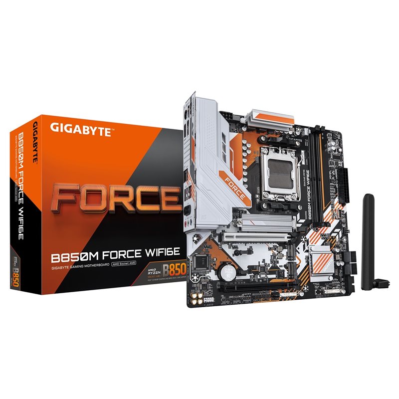 Gigabyte B850M FORCE WIFI6E, mATX-emolevy