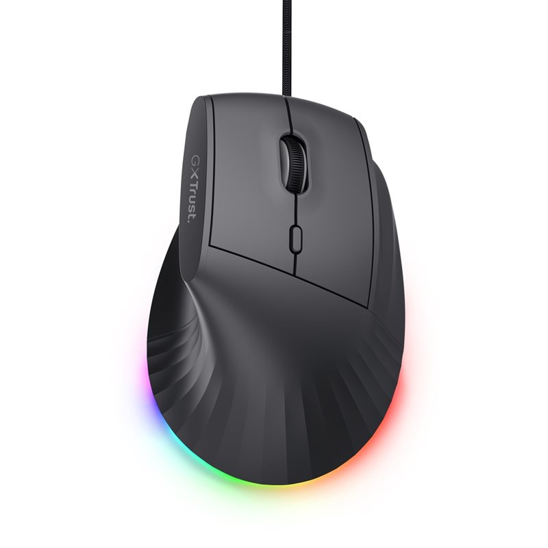 TRUST GXT145 REXXA, ergonominen pelihiiri, musta