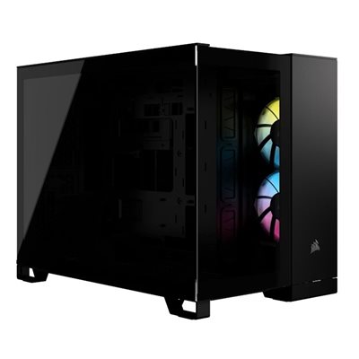 Corsair iCUE LINK 2500X RGB, ikkunallinen mATX-kotelo, musta
