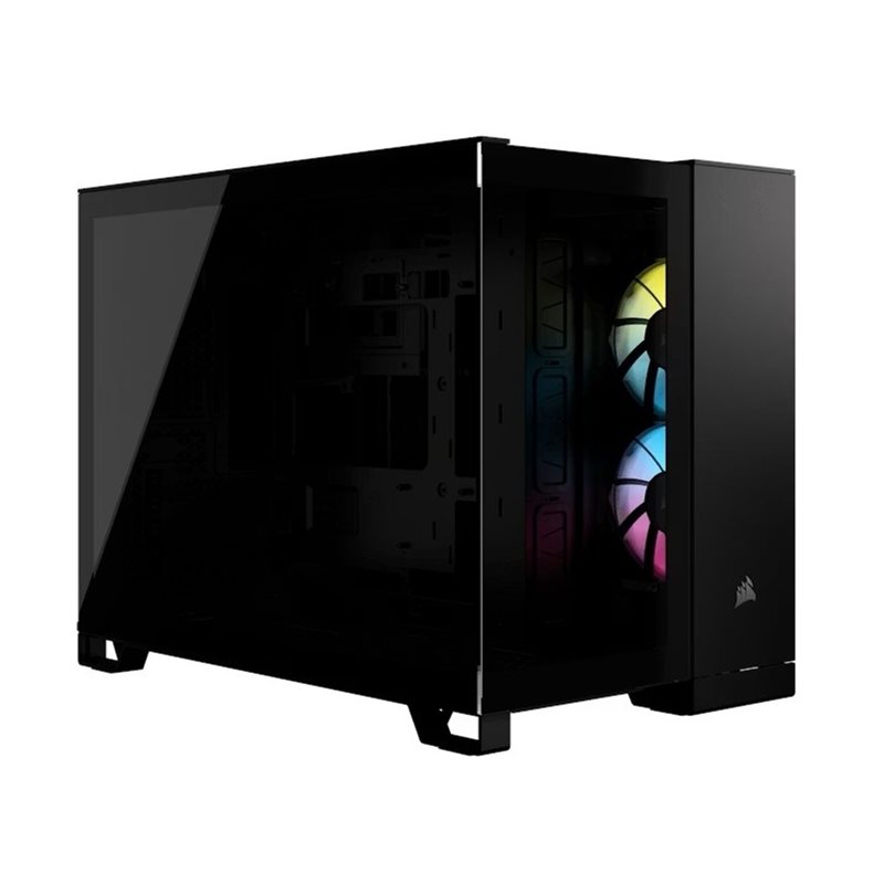 Corsair iCUE LINK 2500X RGB, ikkunallinen mATX-kotelo, musta