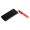 Verbatim 512GB Pocket SSD, ulkoinen SSD-levy, 3.2 Gen2 USB-C, 1000/1000 MB/s, musta/punainen