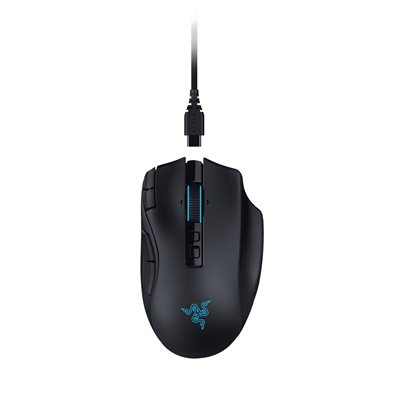 Razer Naga V3 PRO, langaton pelihiiri, 50 000 DPI, musta