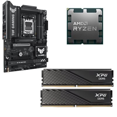 Asus TUF GAMING B850-PLUS WIFI + 7950X + 32GB DDR5 4800MHz -tuotepaketti