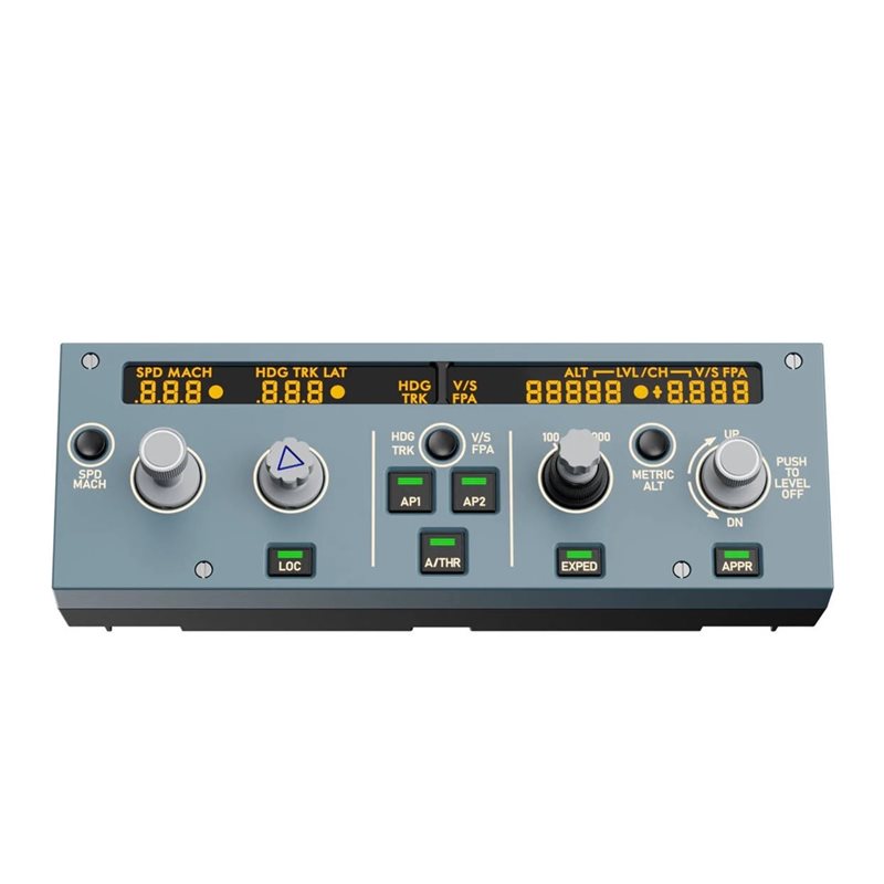 MOZA Racing MA3F Electronic Flight Control Modules -lennonohjausmoduuli (Airbus A320 FCU), sininen
