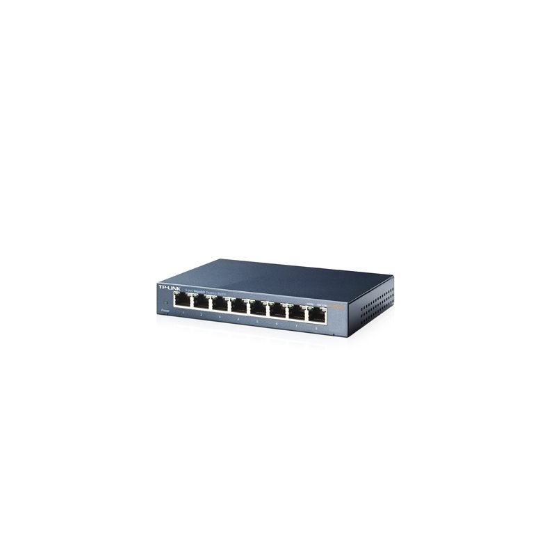 TP-Link TL-SG108, 8-porttinen kytkin, 1Gbit