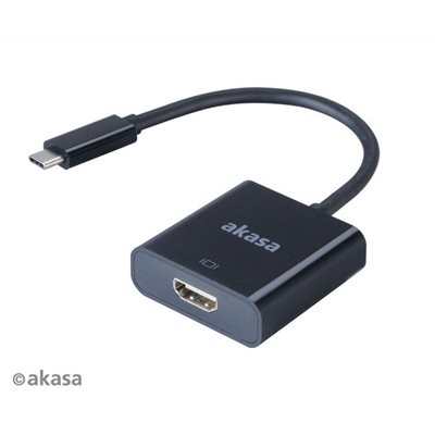 Akasa USB-C -> HDMI -adapteri, musta
