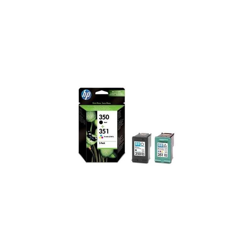 HP Hp 350/351 Combo-pack Inkjet Print Cartr