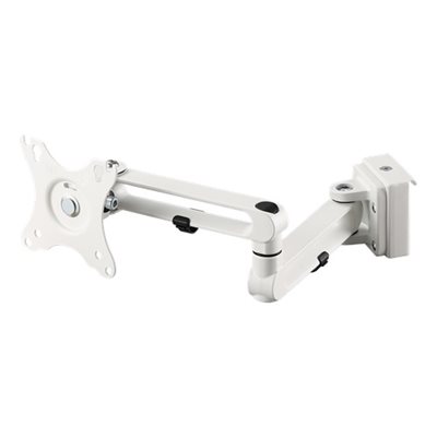 Deltaco 17-32" OFFICE Wall Mount, -seinäteline näytölle, valkoinen