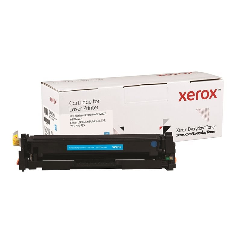 Xerox Everyday Toner -tarvikelaserväriainekasetti, syaani, jopa 2300 sivua (HP) Poistotuote!