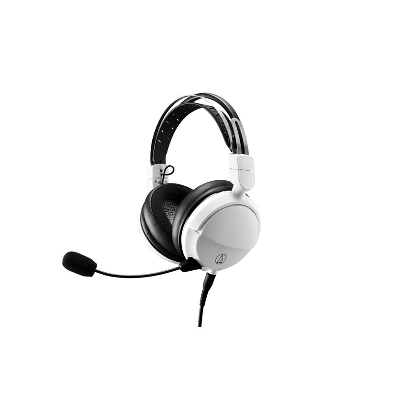 Audio-Technica ATH-GL3, suljetut pelikuulokkeet mikrofonilla, valkoinen