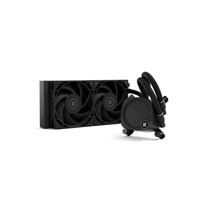 EK-Waterblocks EK-Nucleus AIO CR240 Dark, 240mm AIO-nestejäähdytysratkaisu prosessorille, musta