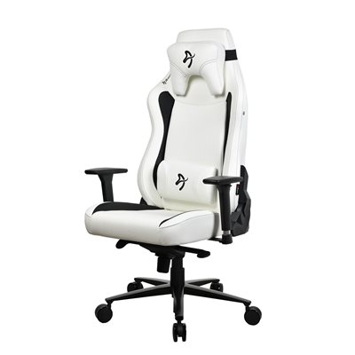 Arozzi Vernazza XL SoftPU - White, keinonahkaverhoiltu pelituoli, valkoinen/musta