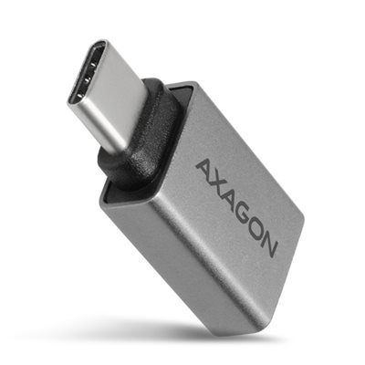 AXAGON USB-C uros -> USB-A naaras -adapteri, USB 3.2 Gen2, 3A, harmaa