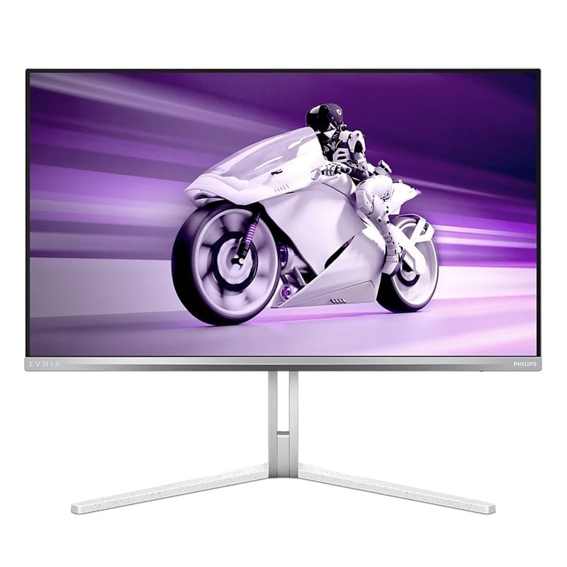 Philips 26,5" Evnia 8000 27M2N8500, 360Hz QHD OLED-pelimonitori, valkoinen