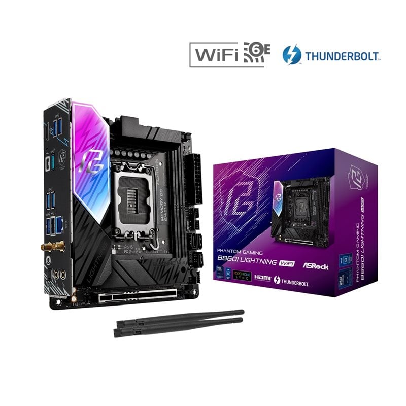 ASRock B860I Lightning WiFi, Mini-ITX -emolevy