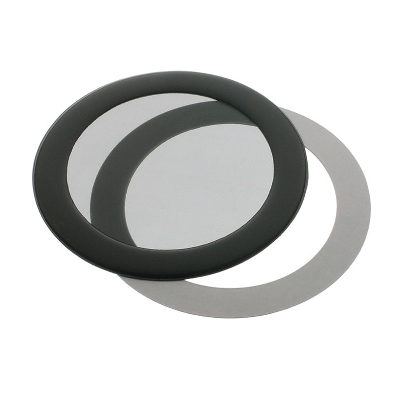 DEMCiflex Dust Filter 80mm, pyöreä, musta/valkoinen