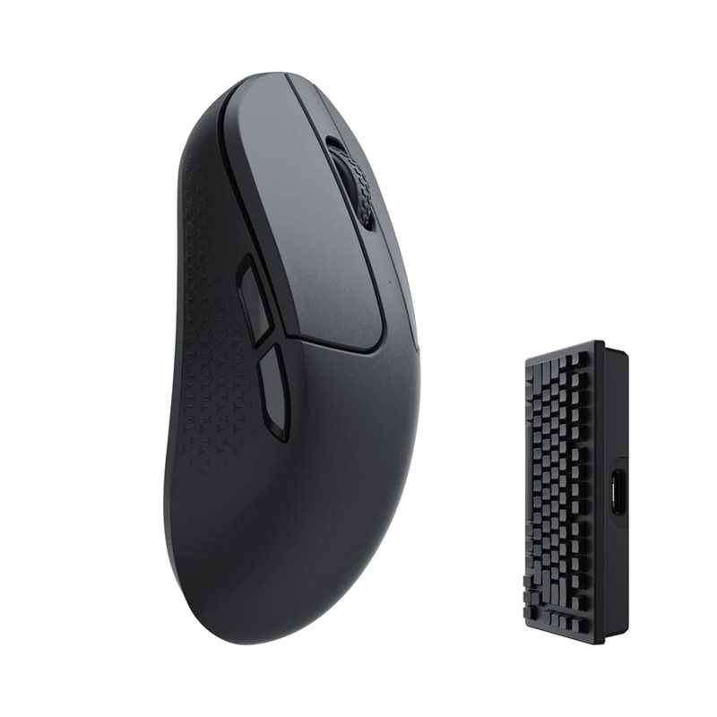 Keychron (Outlet) M3 Mini, langaton optinen hiiri, 26 000 DPI, musta
