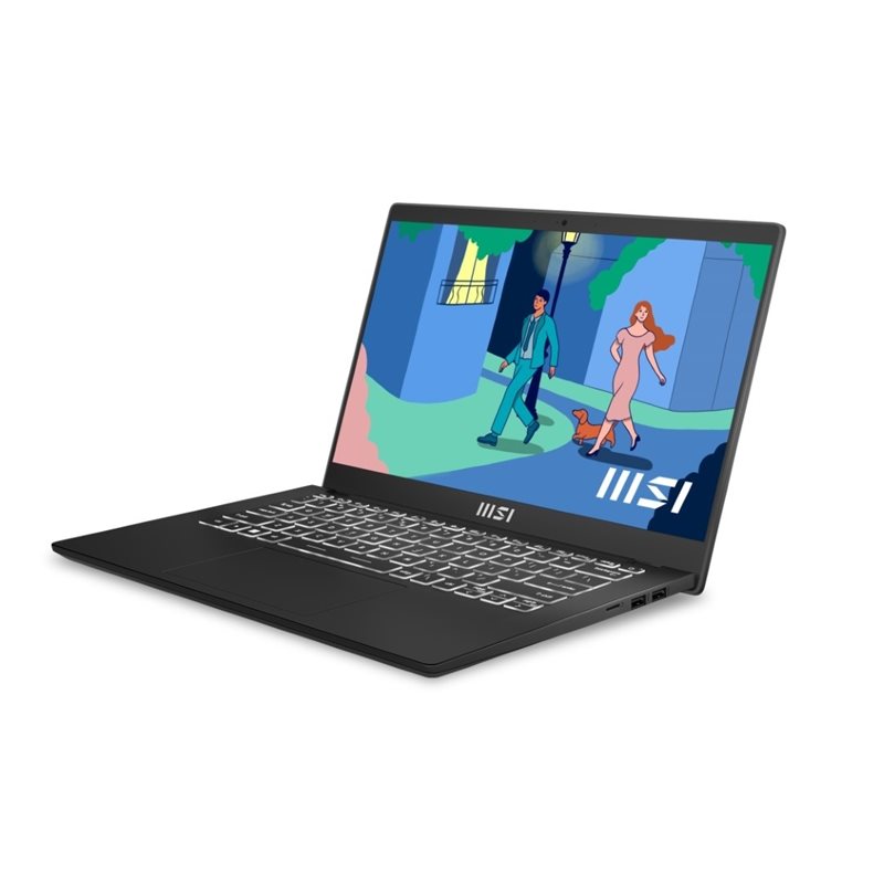 MSI (Outlet) 14" Modern 14 C7M-096NEU, kannettava tietokone, Classic Black