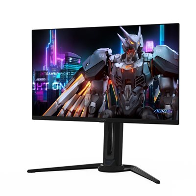 Gigabyte 27" AORUS FO27Q5P, 500Hz QHD-pelimonitori, musta