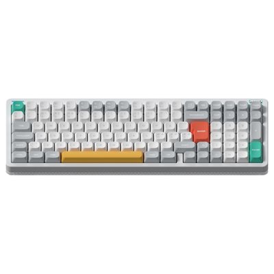 NuPhy Halo96 V2, langaton mekaaninen näppäimistö, 96%, Raspberry Switch, Ionic White