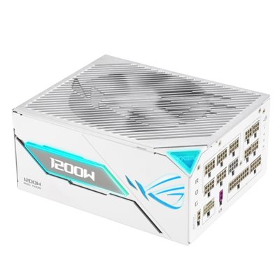 Asus 1200W ROG THOR Platinum III (ROG Equalizer), ATX 3.1-virtalähde, 80 Plus Platinum, valkoinen