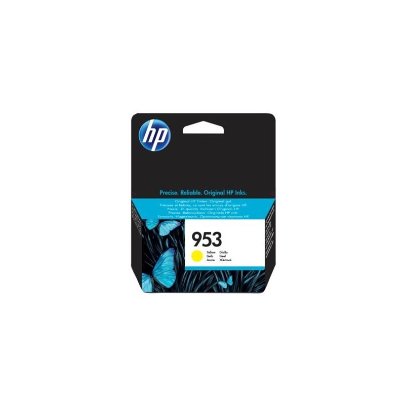 HP 953 mustepatruuna, keltainen, jopa 700 sivua