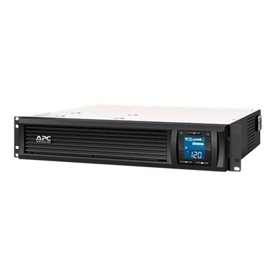 APC Smart-UPS SMC1000I-2UC, räkkiasennettava UPS-laite, 2U, 1000VA, musta/harmaa