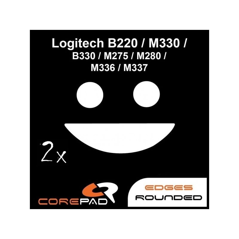 Corepad Skatez for Logitech B220 / M330 / B330 / M275 / M280 / M336 / M337 (Poistotuote! Norm. 9,90€)