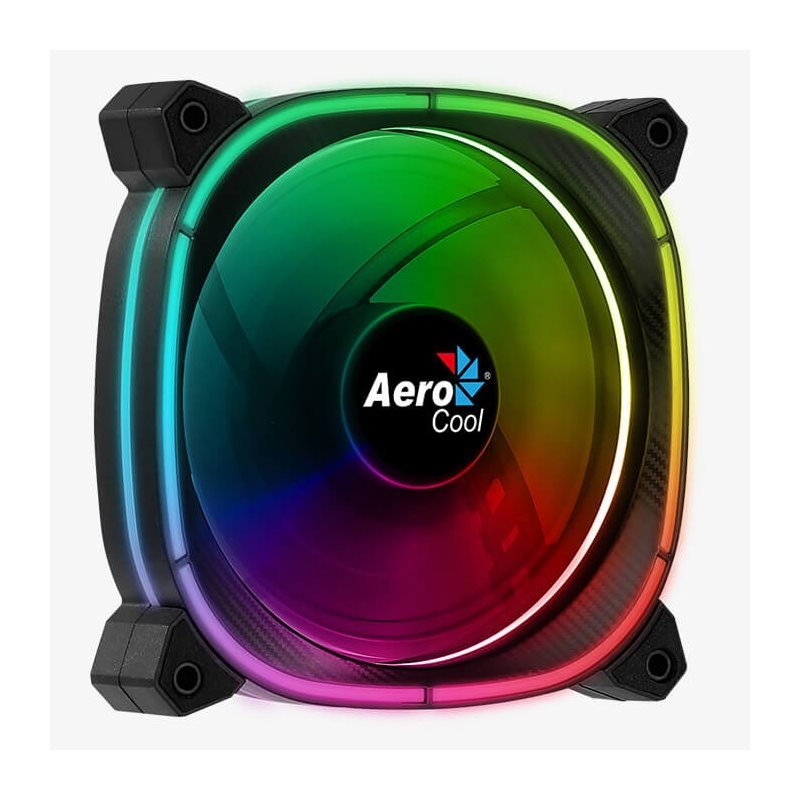 Aerocool Astro 12, 120mm ARGB-laitetuuletin, musta